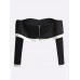 Sexy Off-shoulder Layered Long Sleeve Women Crop Top