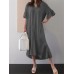 Vintage Summer Party Evening Beach Kaftan Ruffle Dress