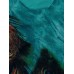 Bohemian Women Sleeveless O Neck Peacock Printed Maxi Dresses