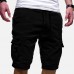 Mens Casual Multi Pockets Drawstring Waist Outdoor Sports Cargo Shorts