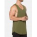 Mens Summer Sleeveless Cotton Breathable Sweat Loose Fit Workout Tank Tops