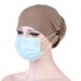 Beanie Cap Multicolor Chemotherapy Cap Button Mountable Ears Anti-Legging