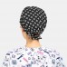 Nurse's Cotton Printed Beanie Hat Surgical Cap Scrub Caps