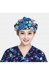 Cotton Printed Fluffy Cap Surgical Cap Scrub Caps Textile Dust Cap