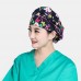 Printed Cotton Fluffy Cap Surgical Cap Sweat-absorbent Towel Scrub Caps