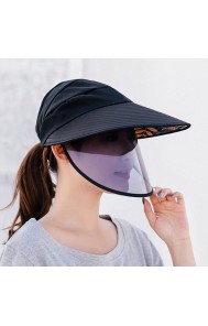 COLLROWN Women's Summer Sun Hat Double-layer Removable Sun Visor Big-edge Anti-UV