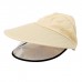 COLLROWN Women's Summer Sun Hat Double-layer Removable Sun Visor Big-edge Anti-UV