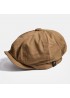 Men Octagonal Newsboy Cap Summer Cabbie Lvy Flat Hat Vintage Painter Beret Hats