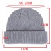 Unisex Solid Color Knitted Wool Hat Skull Cap Beanie