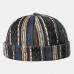 Corduroy Brimless Skull Cap Stripe Multicolor Customized Hats