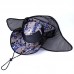 Men's Hiking Travel Sun Hat Outdoor Fishing Cap Breathable Mesh Gauze Casual Hat